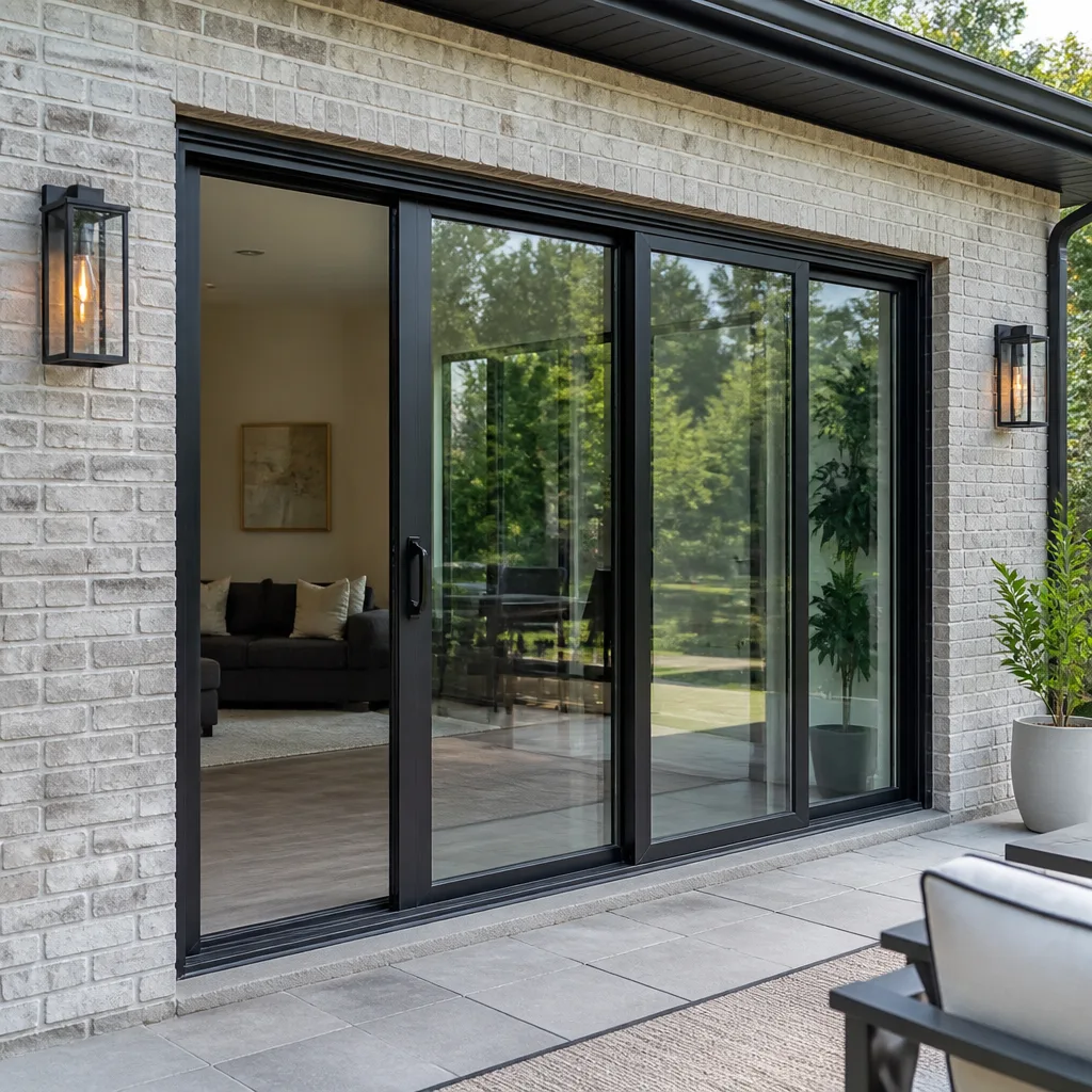 Sliding glass doors